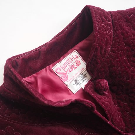vintage floral quilted jacket