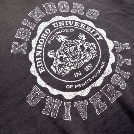 90s damage college print sweat