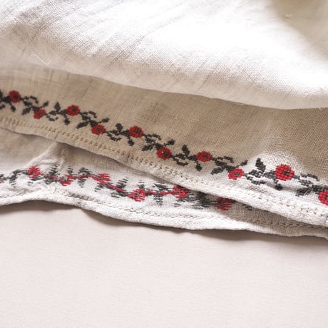 vintage ukrainian embroidered maxi dress