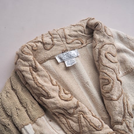 "Sandy Starkman"  patchwork art jacket