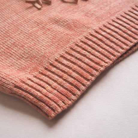 80s "Pioneer wear" suede fringe design sweater