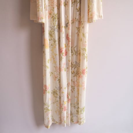 70〜80s "LORRAINE" floral night gown
