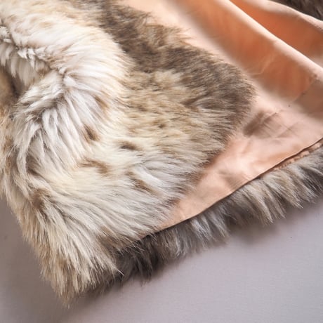 70s "Furrage Tissavel" faux fur coat