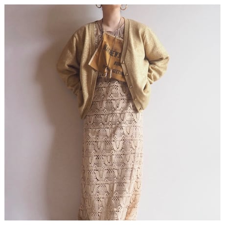 "Willow Ridge" metallic knit cardigan