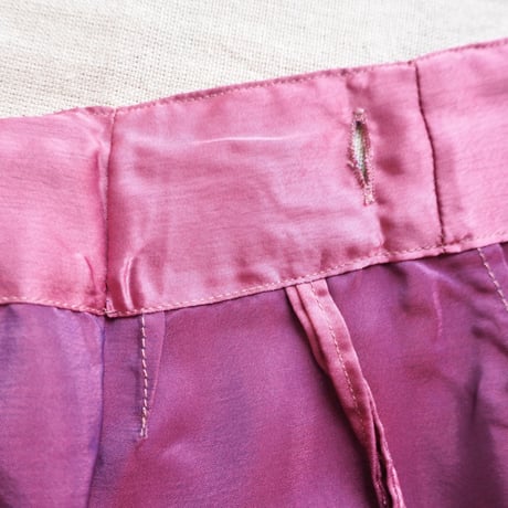 vintage Divine bordeaux satin wrap maxi skirt