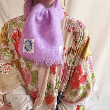vintage scottish mohair muffler