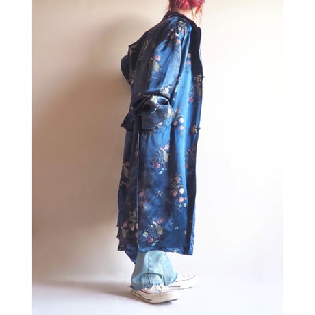 70s chinese brocade robe