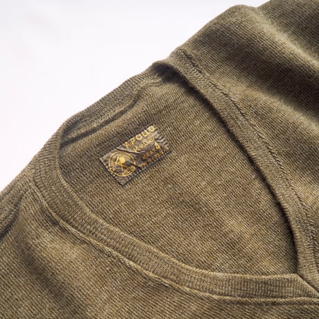 60〜70s Netherlands Army V-neck sweater