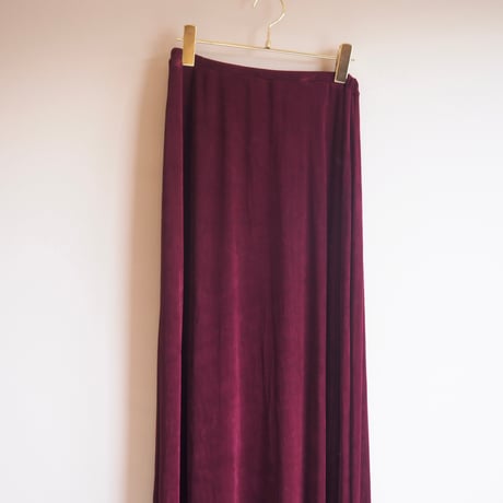"CLIO" elastic easy maxi skirt