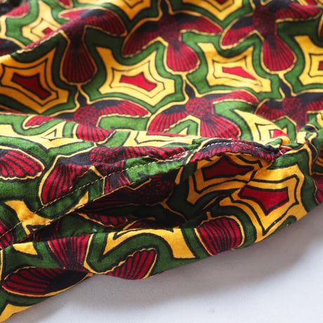 "The African Village" big collar tunic dress (YE×RD）