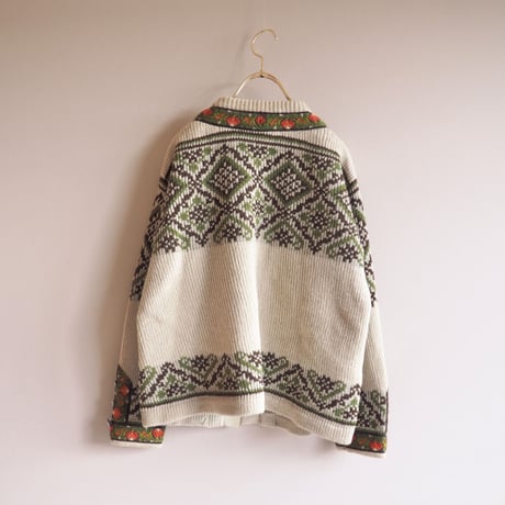 ”Nordstrikk" Light Grey nordic cardigan