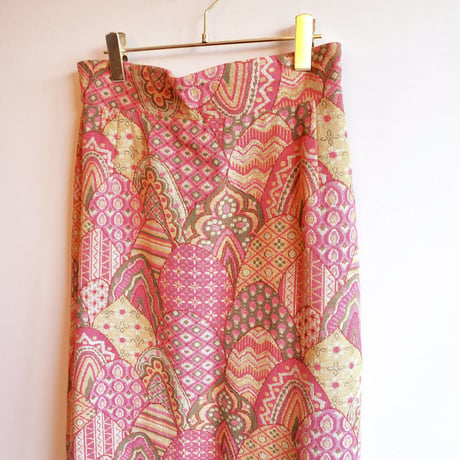 70s "Jolly" tapestry maxi skirt