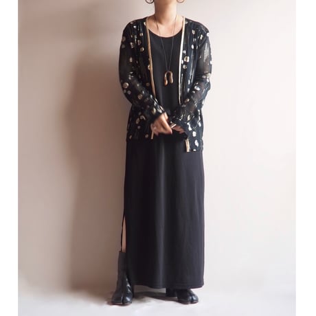 "Cornelius" metallic floral sheer jacket