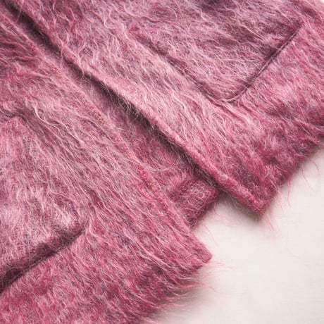 60〜70s "Andrew Stewart" wool × mohair coat (mauve)