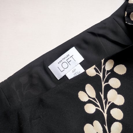 "Ann Taylor" silk floral midi skirt