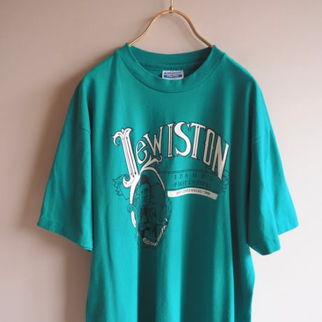 80s "Hanes" JewISTON print t-shirts (GR)