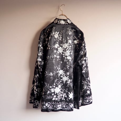 "Brownstone Studio" floral embroidered jacket