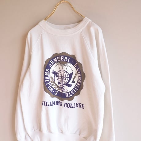 80〜90s college print sweat