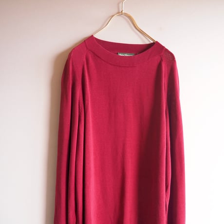 "Norm Thompson" silk oversized plain sweater