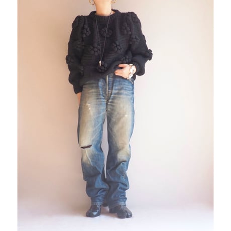 00s made in USA Levi's 501 damage denim pants