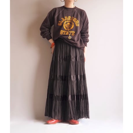"I.N.C" silk pleated maxi skirt