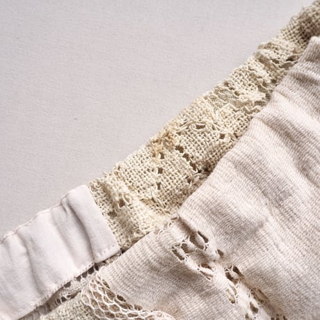 original remake lace patchwork maxi skirt 【C】