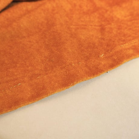 60s orange pile robe
