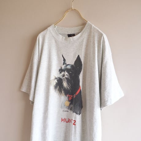 90s "Fruits of the loom" dog print t-shirts