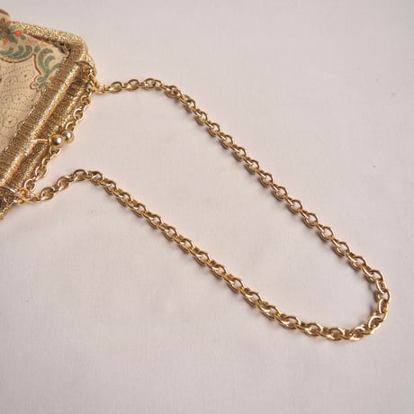 50s〜 made in Italy floral tapestry bag