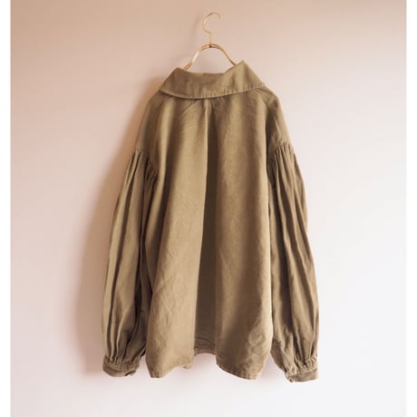 vintage balloon sleeve folk blouse