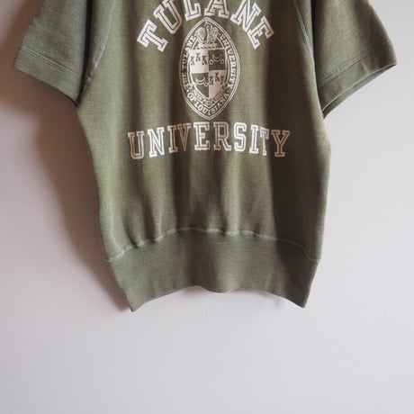 60s〜 s/s college print sweatshirt