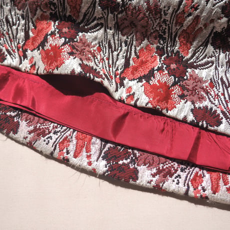 70s "Nelly De Grab" metallic tapestry maxi skirt