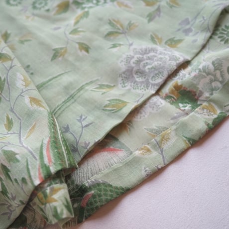 60s〜 floral sheer maxi dress