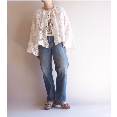 90s made in USA Levi's 501 damage denim pants