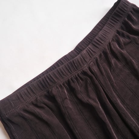 "CHICO'S" stripe textured easy pants