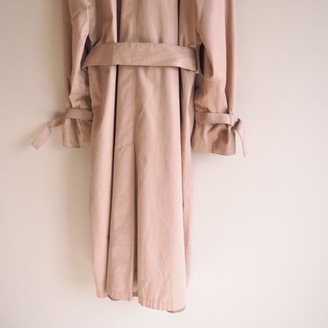 70〜80s "London fog" dusty pink balmacaan coat