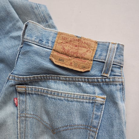 90s made in USA Levi's 501 damage denim pants