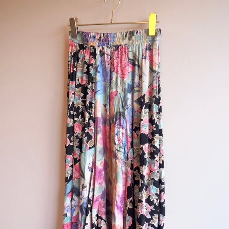 "Carol Little" floral patchwork midi skirt