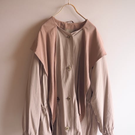 80s "GANTOS" drawstring design coat