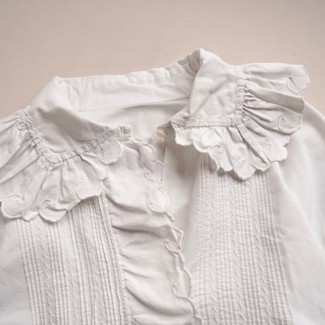 1900s〜 edwardian ruffle night blouse