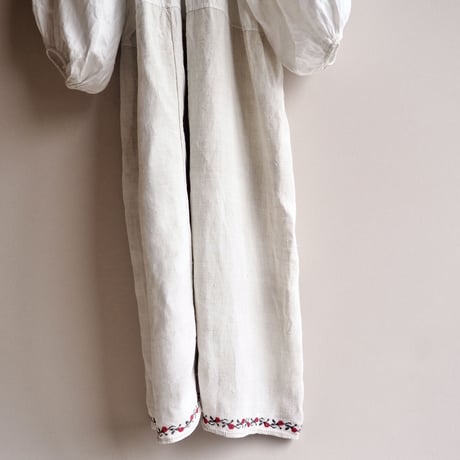 vintage ukrainian embroidered maxi dress