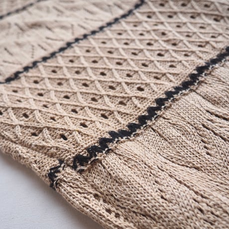 vintage crochet camisole midi dress