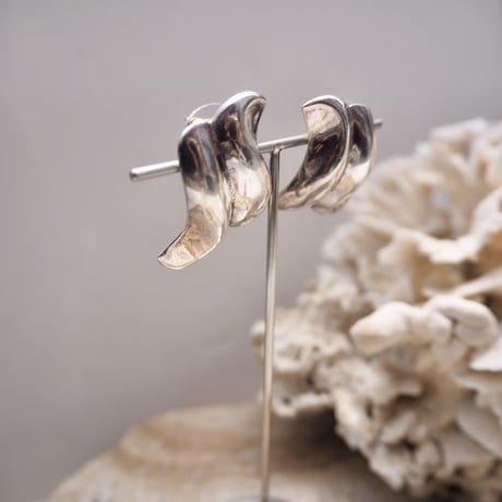 vintage silver925 abstract earrings