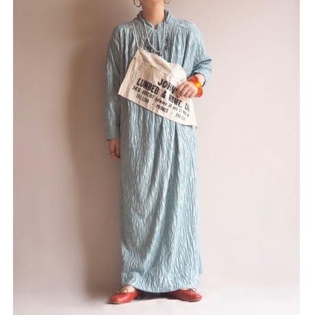 "LA SANA" floral textured house maxi dress