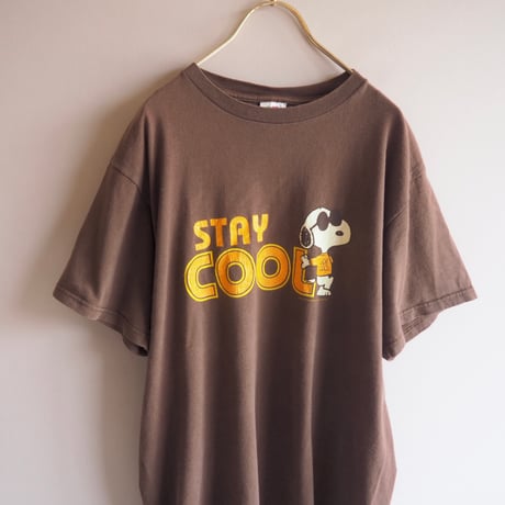 00s〜 "Fruit Of The Loom" SNOOPY print t-shirts