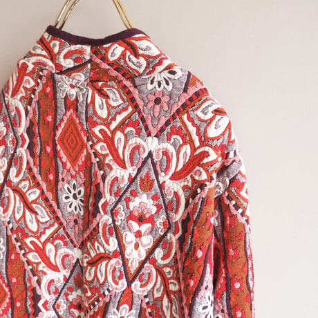 vintage abstract knit jacket