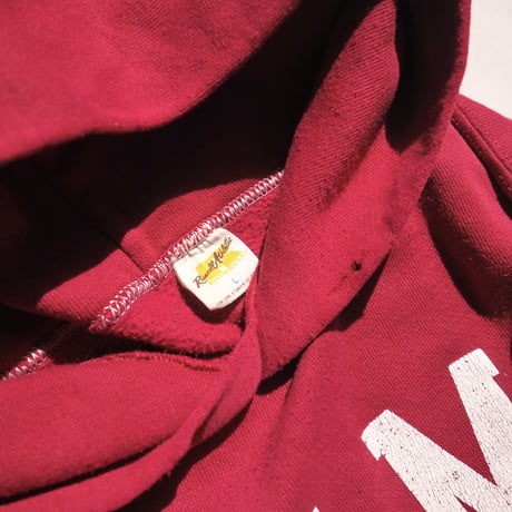 70〜80s "Russel Athletic" damage hoodie sweat