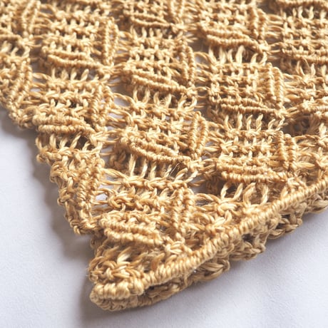 70〜80s jute macrame bag