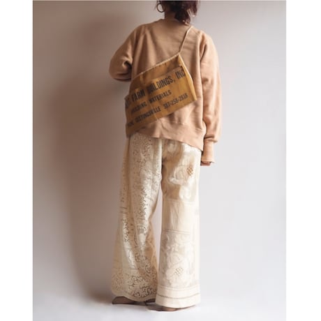 original remake docking lace wide pants (B)