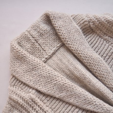 vintage oversized cable cardigan